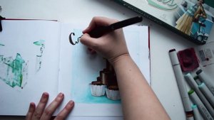 Скетчинг маркерами: рисуем шоколадные конфеты Комильфо