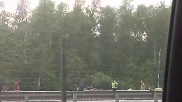 Пожар на трассе М4 Дон смотреть онлайн