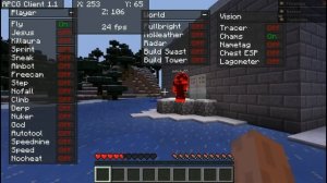 1.2.5 (Minecraft Hack Client) - Release 1 - NoCheat Bypasses, Better FPS, Console, Hotkeys