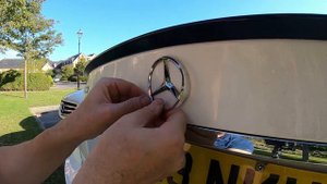 Mercedes W204 C-Class Remove Boot Star Emblem - How Easy is it Really ?