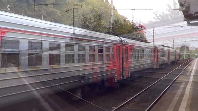 Электропоезд ЭР2Р-7018 платформа Трикотажная смотреть онлайн