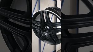 покраска дисков в чёрный супермат с алмазной проточкой.