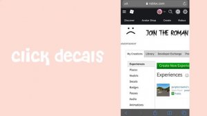 How To Make + Upload Decals To Roblox On MOBILE! (Android + iOS)