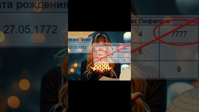 Нумерология: 7777 в квадрате как у Ленорман #shorts #нумерология #7777 #квадратпифагора