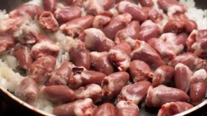 Лучшие диетические рецепты | ТУШЕНЫЕ КУРИНЫЕ СЕРДЕЧКИ В СМЕТАНЕ