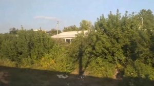 Прибытие на ст. Бахчисарай из окна поезда №7 Севастополь - Санкт-Петербург