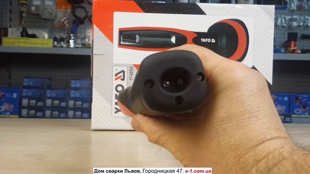 Yato YT-08502 аккумуляторный светодиодный фонарь смотреть онлайн