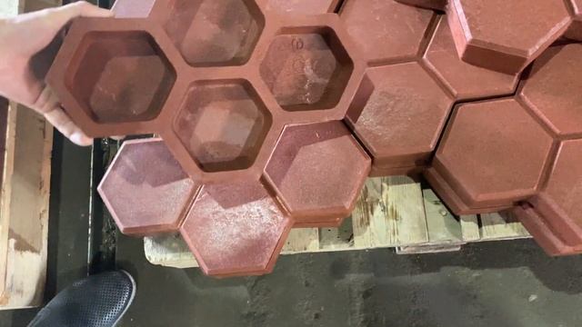 Полимерпесчаная тротуарная брусчатка "Сота" | ЭКОГУМ