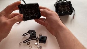 Обзор LED фары 18W BLACK ближний/Дальний свет