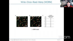 Dr. George Whitesides: Storing and Computing with Information Stored as Molecules