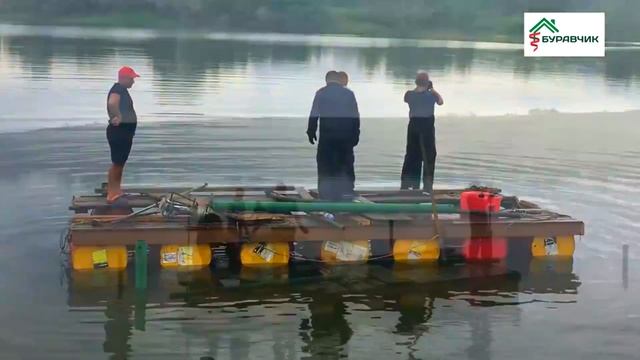 ● МОНТАЖ ВИНТОВЫХ СВАЙ НА ВОДЕ ПОД ПИРС! ФУНДАМЕНТ на ВОДЕ! МОНТАЖ ПИРСА! ПИРС на ВИНТОВЫХ СВАЯХ!