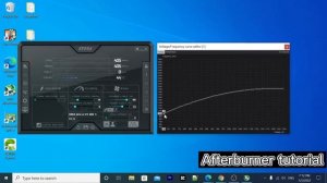 How to lock gpu core clock on Windows using Afterburner curve editor