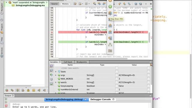 Lab 10, Part #6: Using NetBeans for a NullPointerException смотреть онлайн