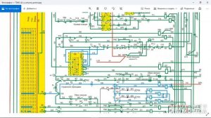 Электрическая схема режима тяги тепловоза ТЭМ2