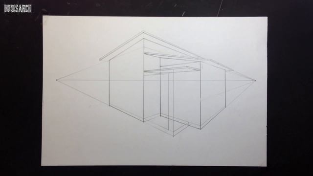 ARCHITECTURAL │How To Draw a Simple House in 2 Point Perspective #25 смотреть онлайн