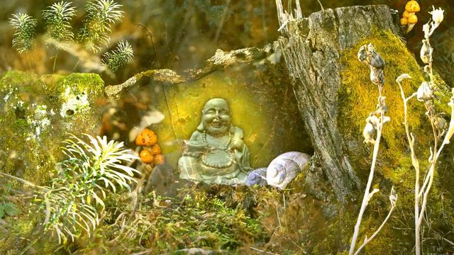 GARDEN OF SMILING BUDDHA Dream Alive. Fantasy Nature ASMR Ambience. смотреть онлайн