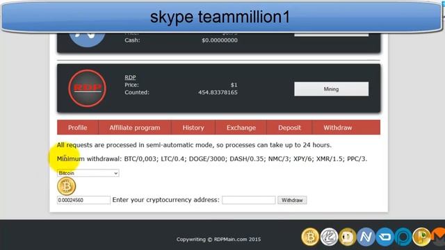 RDP майнинг Возможности и обновления смотреть онлайн