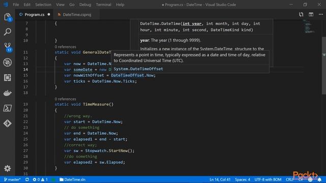 50 Things You've Been Doing Wrong in C# and .NET Core : Misusing DateTime | packtpub.com смотреть онлайн