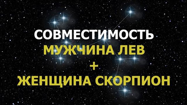 Совместимость мужчины Льва и женщины Скорпиона