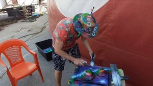 Spray Art. Как нарисовать картину!