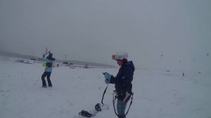 Сноукайтинг. Подольские поля. Обучение сноукайтингу.