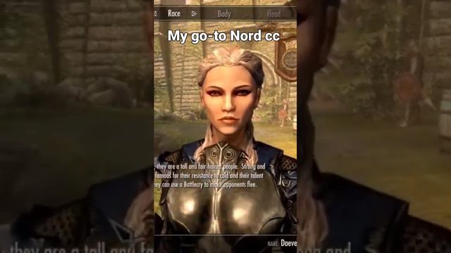 Female Nord cc Skyrim - it's all about the cheekbones смотреть онлайн