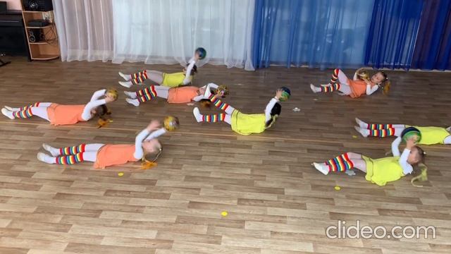 фитнес-фестиваль "Выше радуги" заочно, команда "Барбариски" спортивный танец (композиция) с мячом