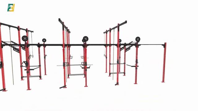 3D проект фитнес клуба от компании Fitness Estate