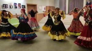 Цыганский танец. "Мохнатый шмель".Ансамбль "Задоринка" 65+.Санкт-Петербург.