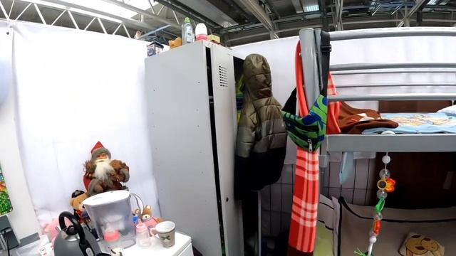 Лагерь для беженцев/ город Геппинген/обзор лагеря/ украинские беженцы в Германии/