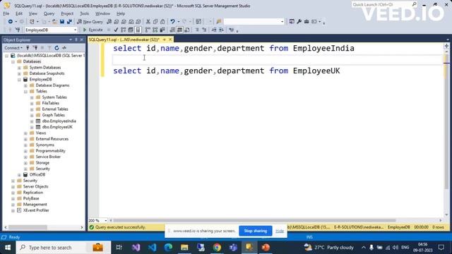 Day-17) Union and Union all  in sql server with interview questions in hindi