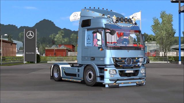 ETS2 v1.36 Mercedes Actros MP3 Custom Edit  ALL DLCs ready