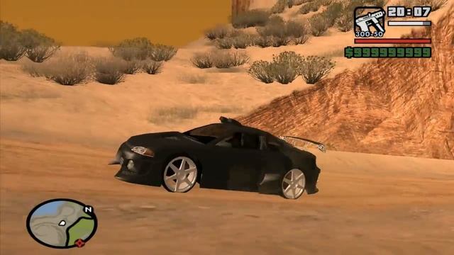 GTA San Andreas: Mitsubishi Eclipse 1998 смотреть онлайн