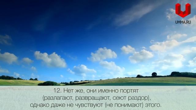 Сура 2 "аль-Бакара" (Корова). Аяты 1 - 20. Богословский перевод Корана.