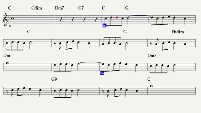 STRANGERS IN THE NIGHT--C-(Play Along)-:Guitar,Keyboard,Flute,Melodica,Violin,Piano,Ukulele,Recorde смотреть онлайн