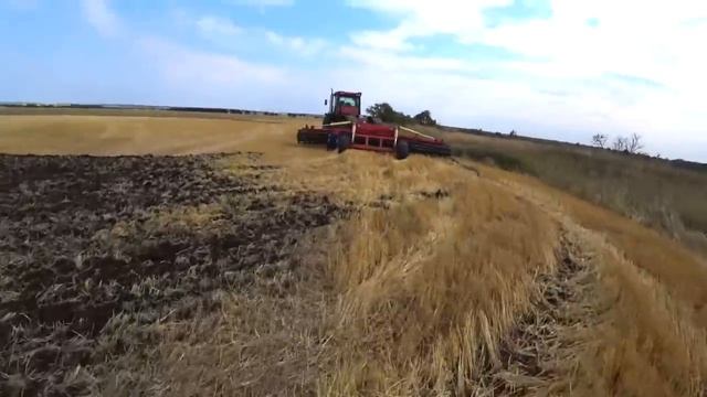 Начали обработку почвы | Учимся дисковать на К744 и дисковой  бороной «Кортес»
