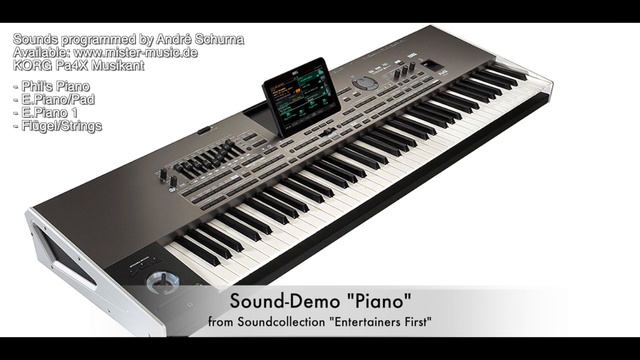 KORG Pa4X: DEMO "Piano" from Collection "Entertainers First" смотреть онлайн