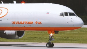 Авиастар-ТУ. Грузовой Boeing 757-223(PCF), посадка в Шереметьево