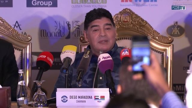 Первая пресс-конференция Марадоны в статусе Председателя правления ФК "Динамо-Брест" смотреть онлайн
