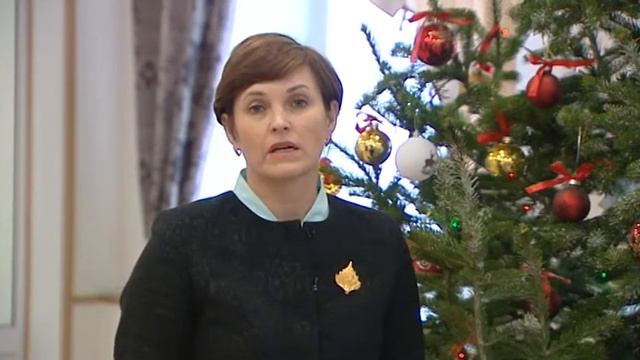 Поздравление горожан с Новым Годом главы администрации О.А. Сафроновой смотреть онлайн