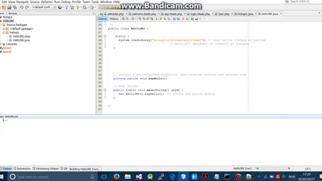 JNI - Hello world in Visual Studio and NetBeans - part 2 смотреть онлайн