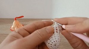Колокольчик крючком. Вязать крючком. Колокольчик на ёлку.  Крючок для начинающих.