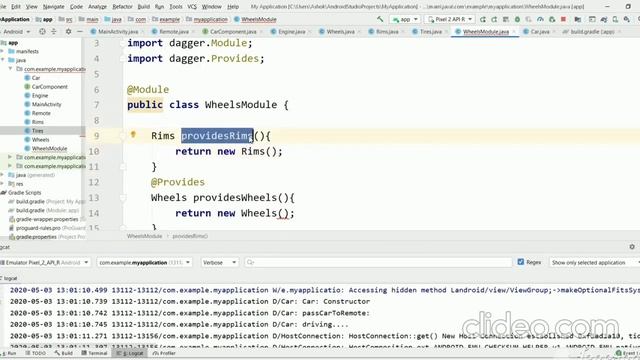 DAGGER 2 tutorial with android for beginners in Java. смотреть онлайн
