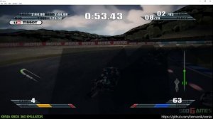 Xenia Xbox 360 Emulator - MotoGP 09/10 Ingame #3 TEST!