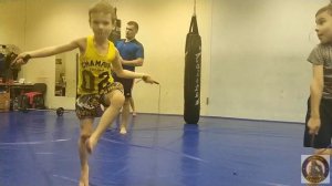 Детские тренировки по тайскому боксу. Развитие выносливости у детей 7-12 лет.