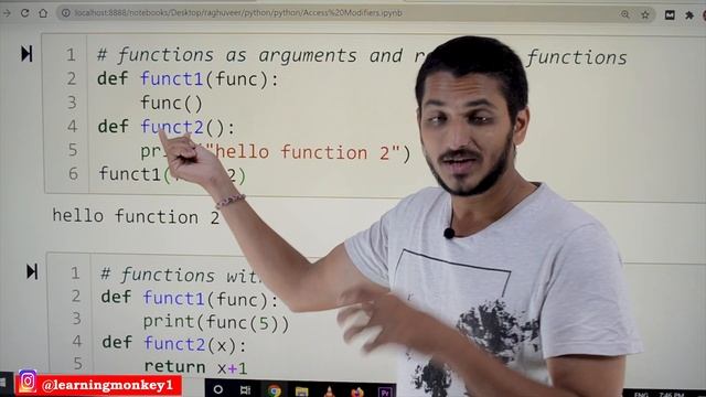 Functions as Parameters and Returning Functions for understanding Decorators || Lesson 44 || Python