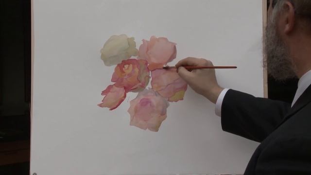 Мастер класс Сергея Андрияки "Розы ", часть 1 смотреть онлайн