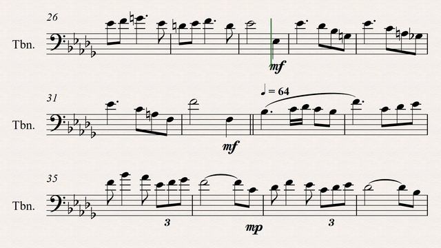 TMEA All-State Tenor Trombone Etude #2 смотреть онлайн