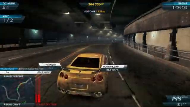 Гонка Caspera на Nissan GT-R смотреть онлайн