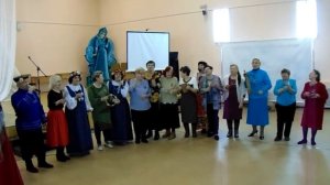 Оркестр народных инструментов. (Валенки, валенки)